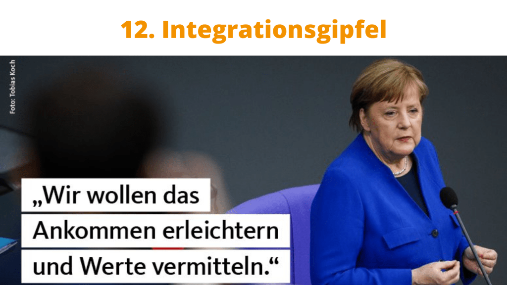 12. Integrationsgipfel, Angela Merkel, copyright Tobias Koch